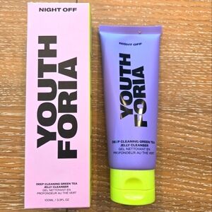 New Youthforia Night Off Face Wash Gentle Cleanser Vegan